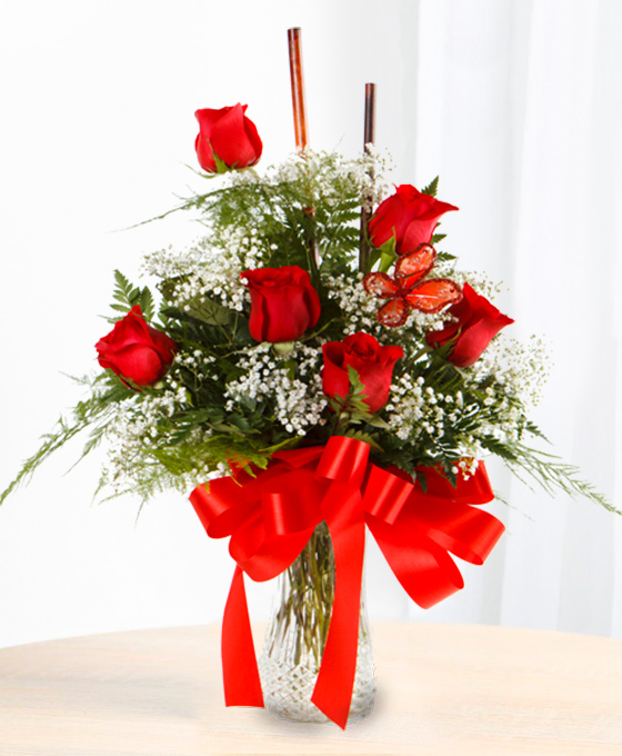 Ramo de 6 Rosas